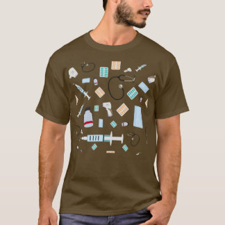 Medical seamless pattern Best medical graduation g T-Shirt