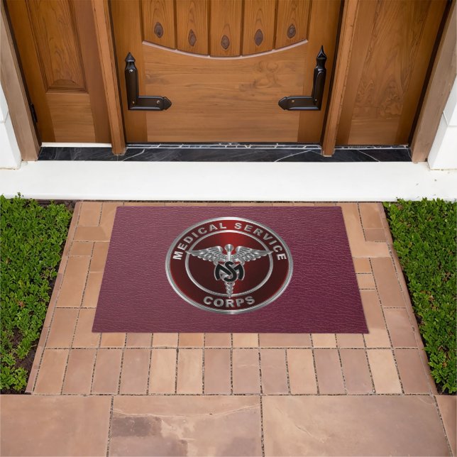MEDICAL SERVICE CORPS DOORMAT (Outdoor)