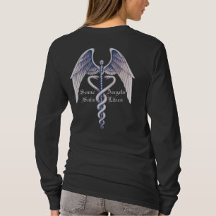 Medical Some Angels Save Lifes Ladies Long T-Shirt