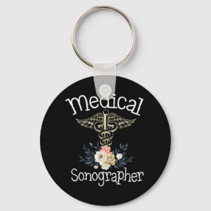 Medical Sonographer Cute Sonography Gift Key Ring
