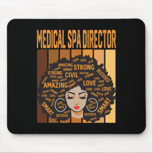 Medical Spa Director Powerful Black History Month Mouse Mat