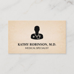 Medical Specialist   Doctor Icon Appointment Card