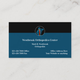 Medical Spine Orthopedics Business Card