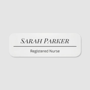 Medical Staff Custom Logo Magnetic Name Tag