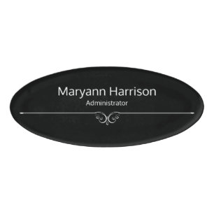 Medical Staff Elegant Design Name Tag