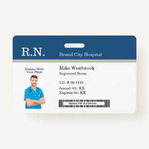 Medical Staff Photo ID Budget Badges ID Badge