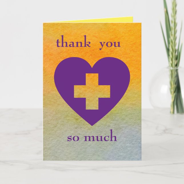 Medical Staff Thank You Card (Front)