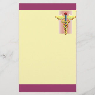 Medical Stationery with Cadduceus