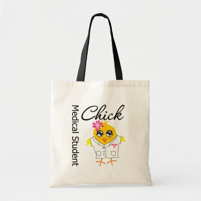 Medical Student Chick Tote Bag (Front)