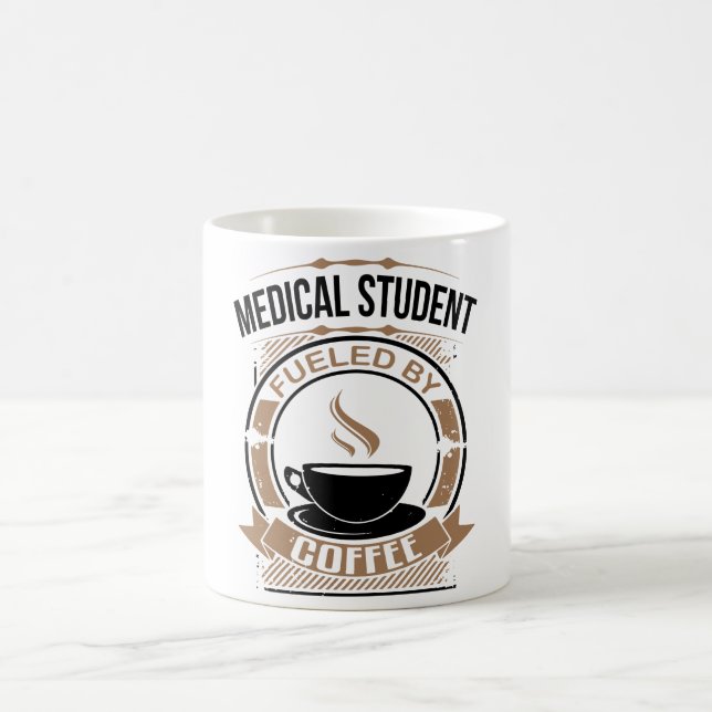 Medical Student Fuelled By Coffee Mug (Center)