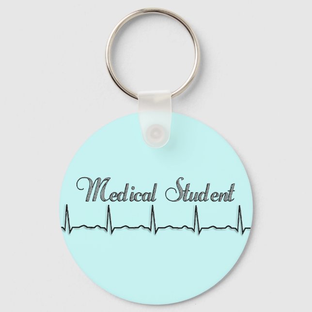 Medical Student QRS Design Gifts Key Ring (Front)