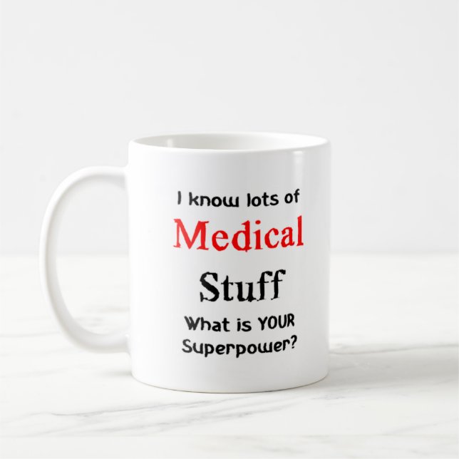 medical stuff coffee mug (Left)