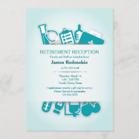 Medical Supplies Retirement Invitation
