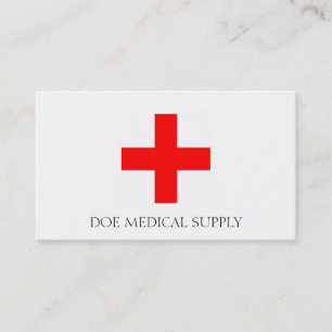 Medical Supply W/R Business Card