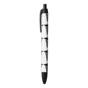 Medical Symbol Black Ink Pen