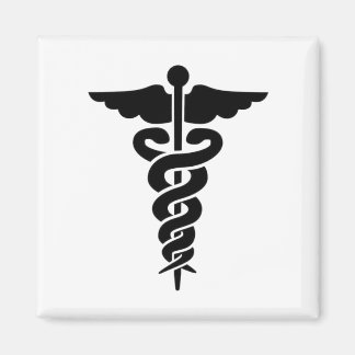 Medical Symbol Caduceus Magnet