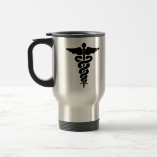 Medical Symbol Caduceus Travel Mug
