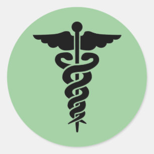 Medical Symbol Classic Round Sticker