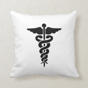 Medical Symbol Nurses and Doctors Cushion