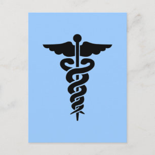 Medical Symbol Postcard