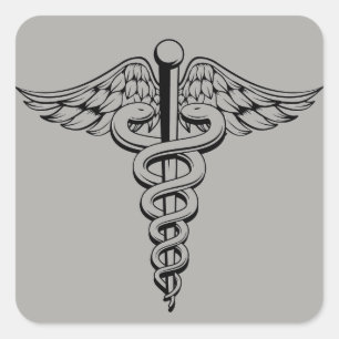 Medical Symbol Square Sticker