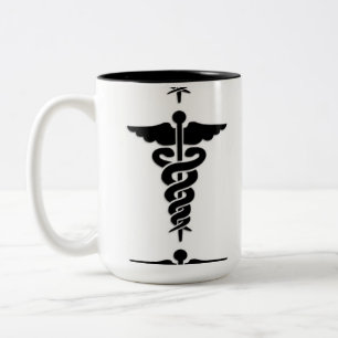 Medical Symbol Two-Tone Coffee Mug