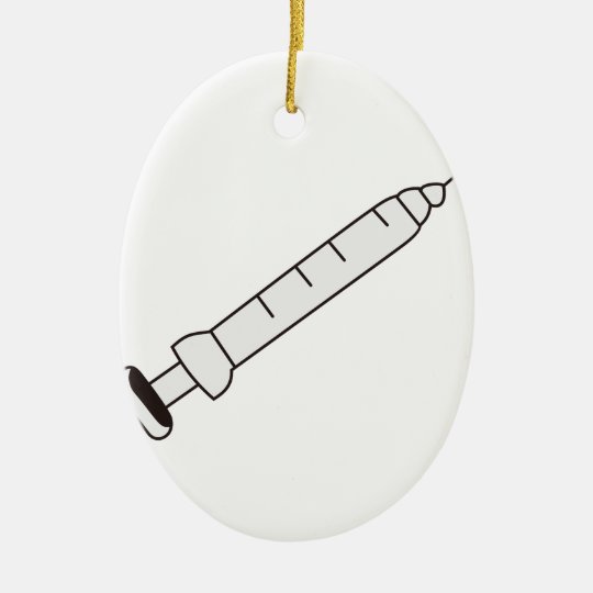 Medical Syringe Christmas Ornament Zazzle.co.uk