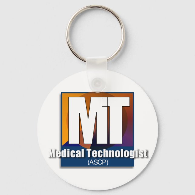 Medical Technologist (ASCP) Gifts Key Ring (Front)