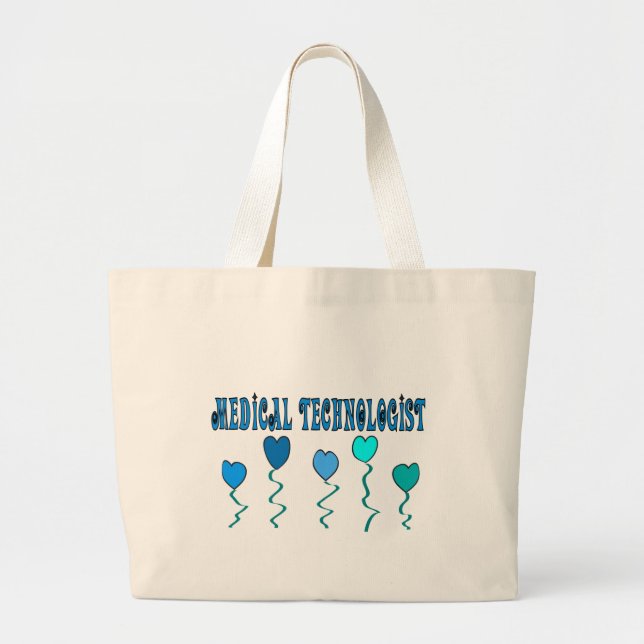 Medical Technologist Gifts Large Tote Bag (Front)