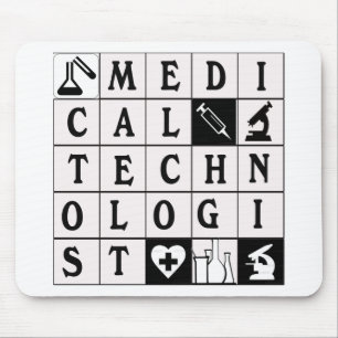 MEDICAL TECHNOLOGIST GRID / BLOCK / PUZZLE MOUSE MAT