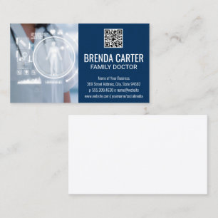 Medical Technology   QR Scan Code   Doctor Business Card