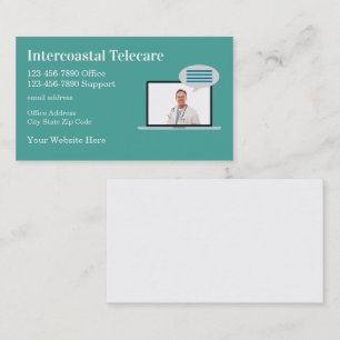 Medical Telecare Healthcare Business Cards
