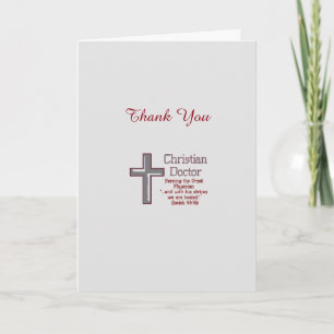 Medical Thank You Christian Doctor