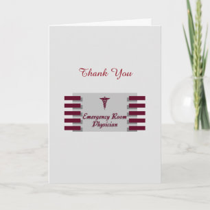 Medical Thank You Emergency Room Physician