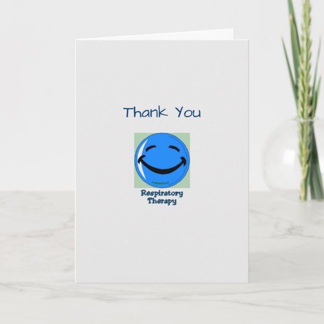 Medical Thank You Respiratory Therapy Card (Front)