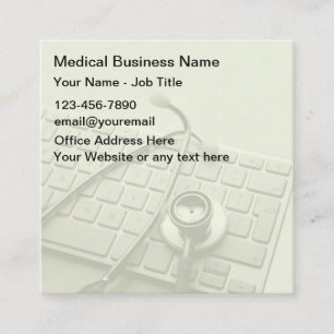 Medical Theme Business Cards Template