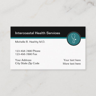 Medical Theme Business Profile Cards