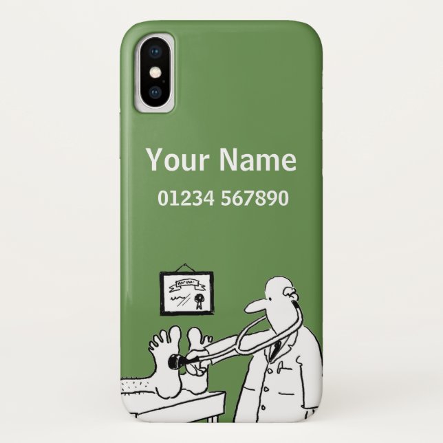 Medical Theme Cartoon Case-Mate iPhone Case (Back)