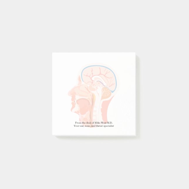 Medical Theme Ear Nose Throat Doctor Post-it Notes (Front)