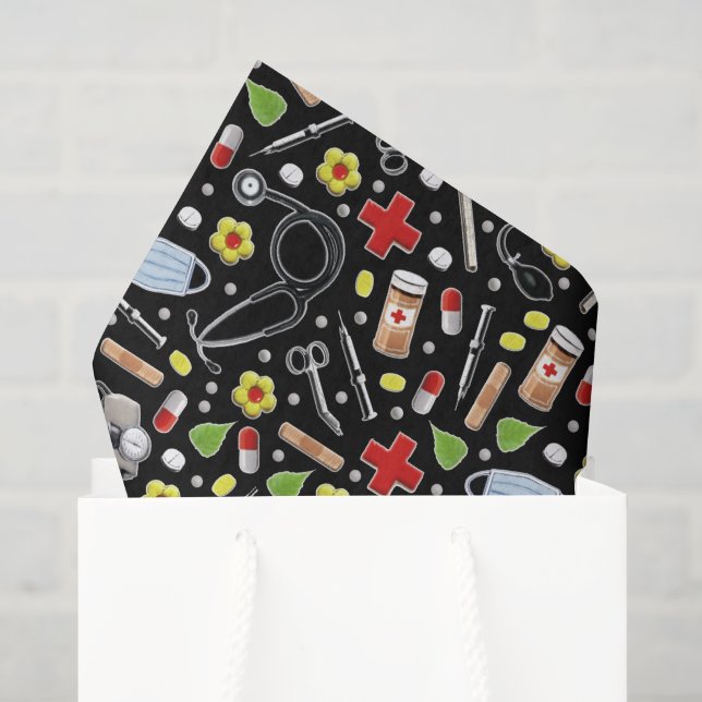 Medical Themed Gift Tissue Paper (Gift Bag)