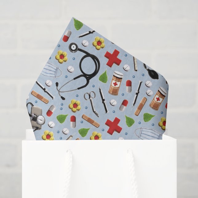 Medical Themed Gift Tissue Paper (Gift Bag)
