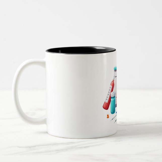 Medical Tools Cartoon Mug (Left)