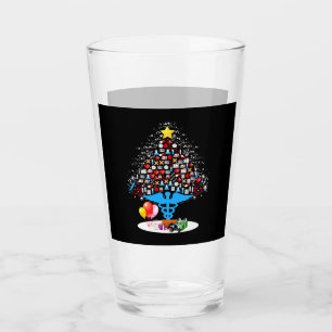 Medical Tools Christmas Tree Funny Nurse Christmas Glass