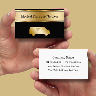 Medical Transport Business Cards