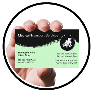 Medical Transport Business Cards