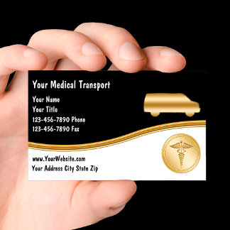 Medical Transport Business Cards
