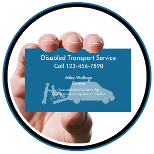 Medical Transport Business Cards