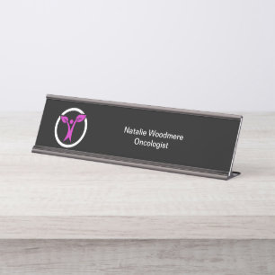 Medical Treatment Oncologist Desk Name Plate