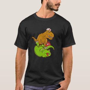 Medical TRex Performing CPR EMT Nurse Doctor Dinos T-Shirt