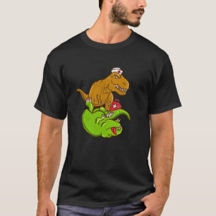 Medical TRex Performing CPR EMT Nurse Doctor Dinos T-Shirt